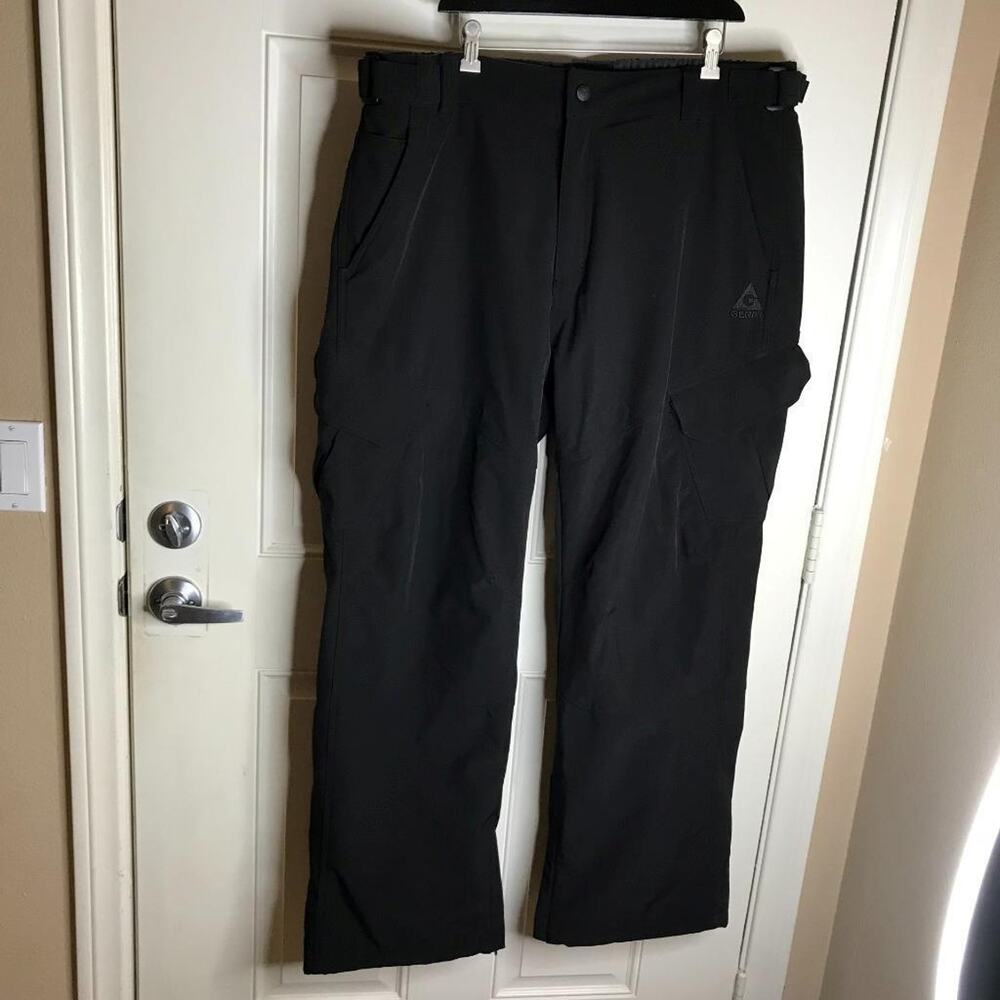 Gerry Men's Fleece Lined Snow Pants Snowboarding Skiing Black ~ Size XXL
